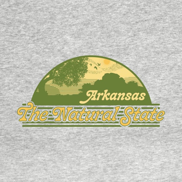 Natural State Retro Style by rt-shirts